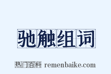 驰触组词是什么意思的图片